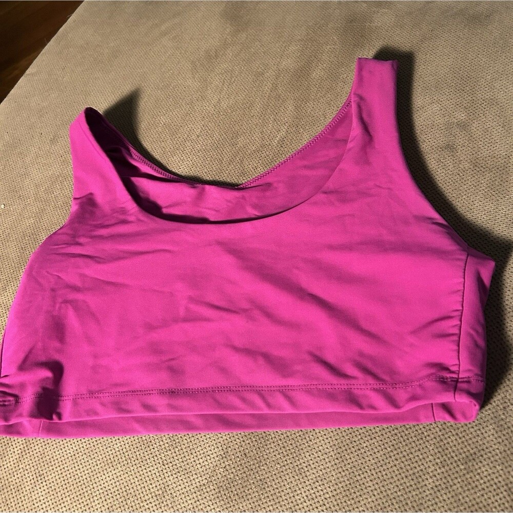 For Them Unisex All-Day Pull On Binder Size Fire / XL Bra Top Fuchsa